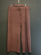 SPANX AirEssentials Wide Leg Pant Brown 3X Tall 3XT picture
