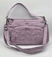 LUG SAMBA Purse Crossbody Shoulder Bag RFID Travel Organizer Lavender Purple picture