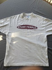 Stone Temple Pilots Vintage Licensed White Graphic T-Shirt 1994 Front/Back picture
