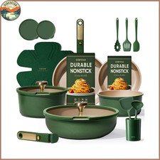 21-Piece Nonstick Pots and Pans Set, Cookware Set with Detachable Handle and Lid picture
