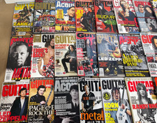 Lot 100 Guitar World Magazines 1989-2006 Huge Bulk Back Issues Tabs Rock Metal picture