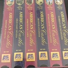 A&E The Grand Tour America’s Castles 6 VHS Box Set Newport Mansions Sealed picture