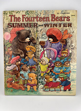 Vintage 1973 The Fourteen Bears Summer & Winter Deluxe Golden Book Evelyn Scott picture