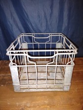 Milk Crate Purity Dairy Nashville IL. Metal Branded Wire Farm Barn Country Decor picture