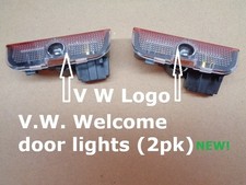 VW WELCOME DOOR INTERIOR LIGHTS FITS VW EOS JETTA TIGUAN CARS 2 PK NEW  picture