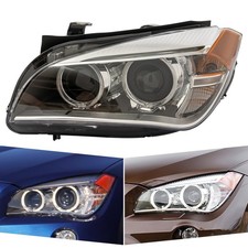 For 2013-2015 BMW X1 Xenon HID Headlight Headlamp w/LED DRL (Non AFS) LH/RH Opt. picture