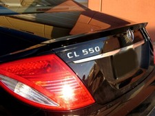 Mercedes CL W216 07-14 Flush Mount 3pcs Trunk Spoiler Tape on Primer Made USA picture