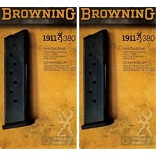 TWO BROWNING 1911 .380 ACP 8-Round MAGAZINES OEM 112055192 FAST SHIP picture