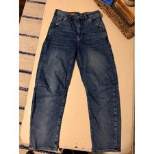 NWOT Pilcro high rise women’s barrell leg Denim Jeans size 27 picture