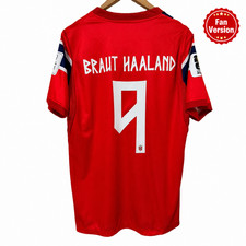 2026 Norway Haaland Home Fan Version Soccer Jersey Short Sleeve Football Top picture