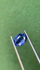 Natural Blue Sapphire(H) 1+crt Oval  Loupe Clean Loose Gemstone Sri Lanka picture
