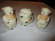 VTG 40's Shawnee Smiley Pig Small Pitcher Creamer 4.5