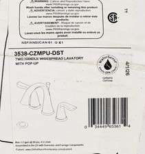 Delta 3538-CZMPU-DST Lahara Widespread Bathroom Faucet Champagne Bronze picture