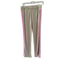 Adidas Clima365 Womens Track Pants Olive Green Pink Stripes 354617 Size S picture