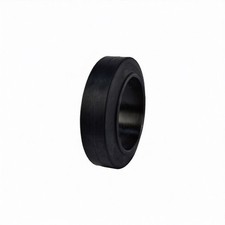 2X Forklift Cushion Tire Press On 16 x 5 x 10.5 Black Smooth High-Quality picture
