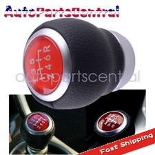 FOR 2004-2021 SUBARU IMPREZA WRX STI 6-SPEED SHIFT KNOB LEATHER SIX GEAR SHIFTER picture