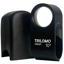 TRILOMO (ex Belomo) 10x Triplet Loupe Magnifier. Monoblock in Learher Case. USA picture