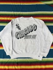 MLB Chicago White Sox vtg Crewneck Sweatshirt QT110 picture