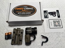 First Light Tomahawk MC Tactical Flashlight With White & Red/Green With Tan TRS picture