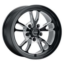 Vision American-Muscle 149 Patriot 15x8 5x120.65 +0 Gloss Black Milled Wheel picture