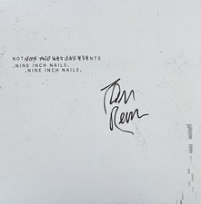 TRENT REZNOR AUTOGRAPHED SIGNED NOT THE ACTUAL EVENTS VINYL picture