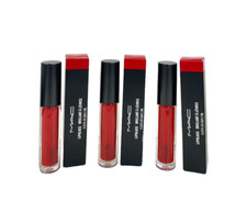 MAC Brillant A Levres Lipglass (328 Ruby Woo | 0.10oz / 3.1mL) NEW; Lot Of 3 picture
