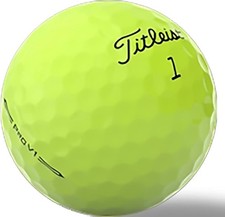 Titleist Pro V1 Yellow 2023 Used Golf Balls, Near Mint Condition, AAAA Quality picture