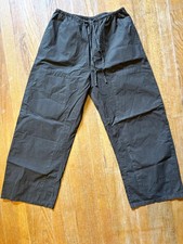 Leset Women's Kyoto Pants Brown Cotton Drawstring Size S picture