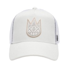 Cult Of Individuality Trucker Hat Clean Logo Unisex White 625AC picture
