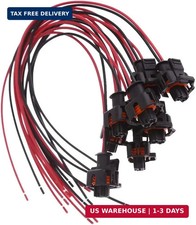 8-Pack Fuel Injector Connector Harness Pigtail Plug for 6.6L Duramax LLY, LBZ, L picture