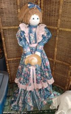 VTG 1980’s Sweeper “DRESS-a-VAC” DOLL VACUUM COVER New handmade Farmhouse Decor picture