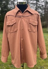 BIG YANK Shirt | Vintage 70s Button Down Long Sleeve Pockets Accents | Mens XL picture