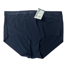 No Boundaries Womens Size L (12/14) Free Cut Brief Pantie Black Lingerie picture