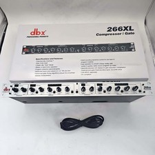 dbx 266xs Dual Channel Compressor Gate Dynamics Processor w/ Side Chain Insert picture