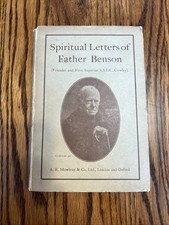 Spiritual Letters of Father Benson - Rare 1924 Original Collection picture