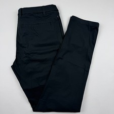 Birddogs Chino Pants Mens 34x34 Black Charcoal Stretch Tech Golf Commuter picture
