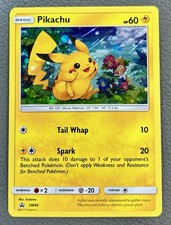 Mint Pokemon Pikachu TCG SM86 Promo picture