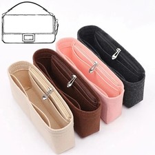 Felt Bag Organiser Insert with Zipper Multi-Pocket Purse Liner for Handbags picture