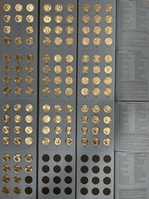 1964-2026 P&D UNCIRCULATED KENNEDY HALF DOLLAR SET (117 Coins) In New Folders picture